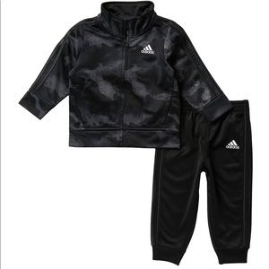Adidas Print Tricot Jacket And Pants Sets